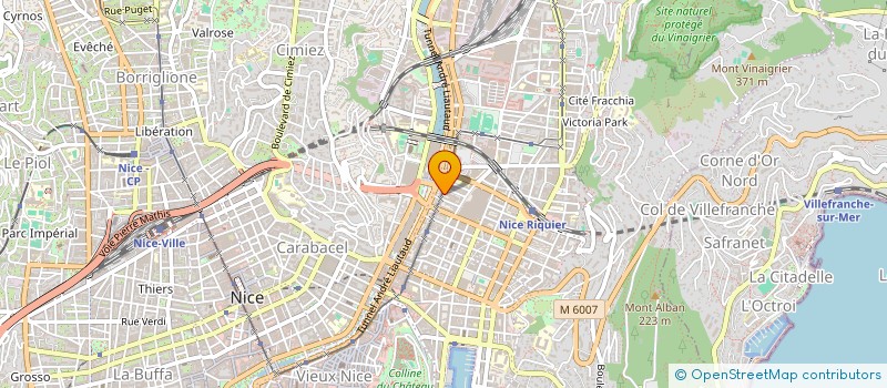 localisation de l'entreprise ARMURERIE GASIGLIA à NICE