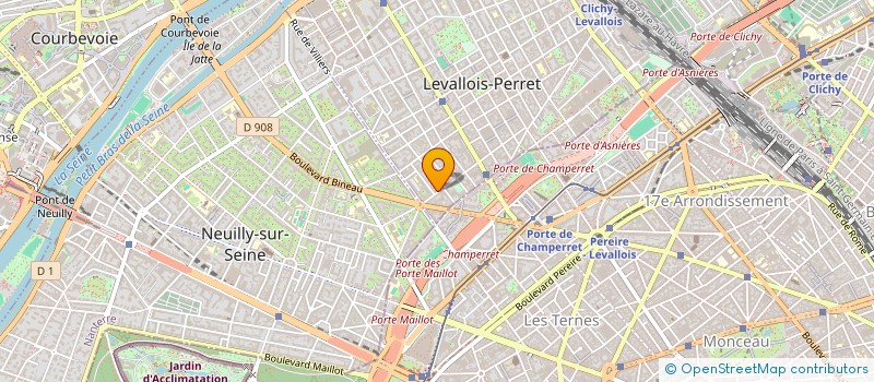 localisation de l'entreprise ARMURERIE JEANNOT à LEVALLOIS-PERRET