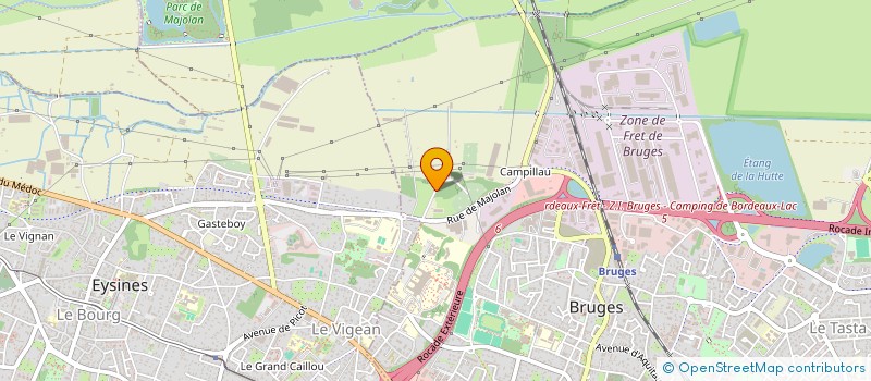 localisation de l'entreprise ARMURERIE LA BATTUE  BRUGES