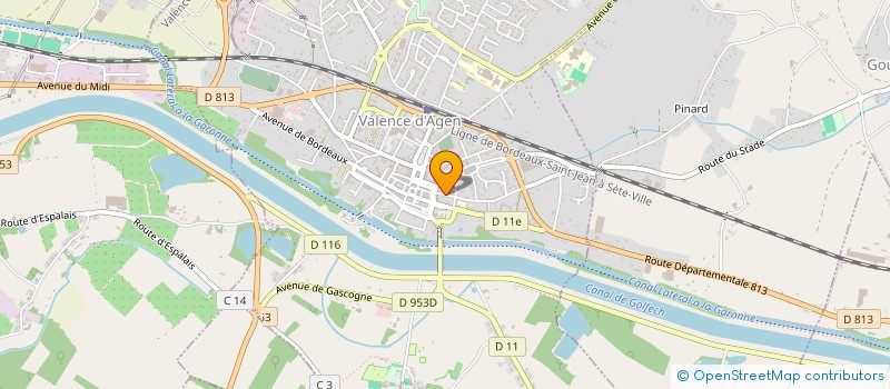 localisation de l'entreprise ARMURERIE LARGE PATRICK  VALENCE