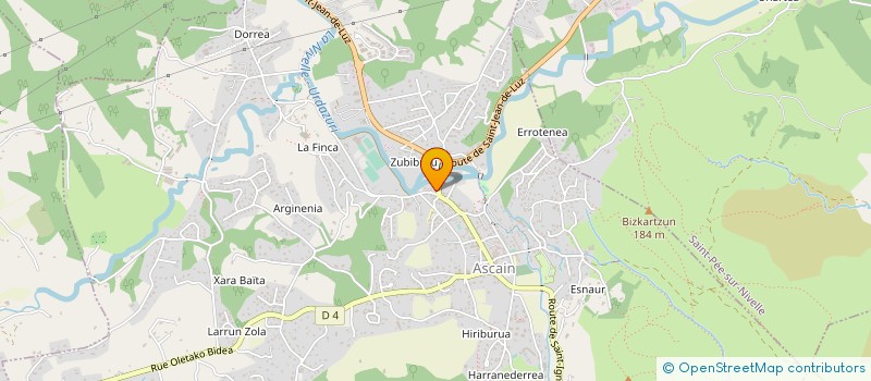 localisation de l'entreprise ARMURERIE LEGRAND à ASCAIN