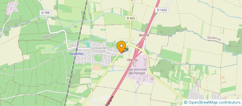 localisation de l'entreprise ARMURERIE PHENIX à GOXWILLER