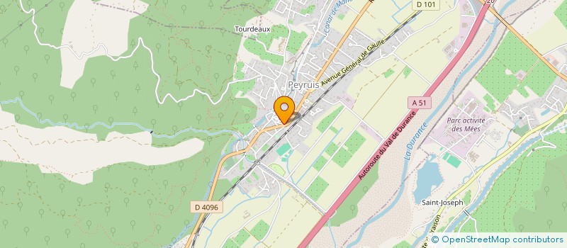 localisation de l'entreprise ARMURERIE PROVENCALE  PEYRUIS