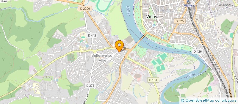 localisation de l'entreprise ARMURERIE ROCHES à BELLERIVE-SUR-ALLIER