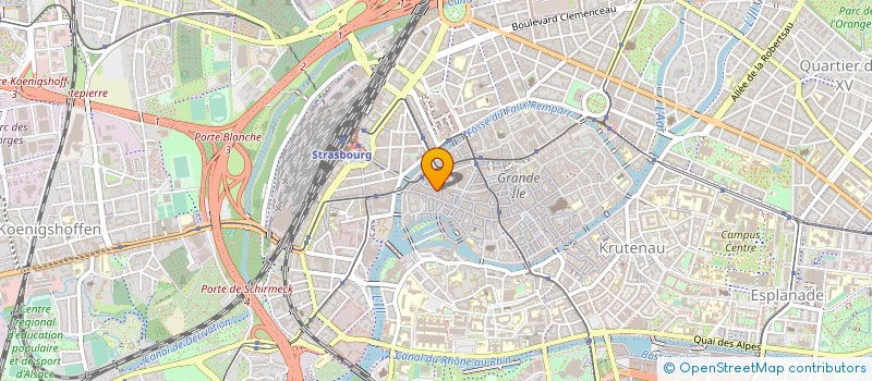 localisation de l'entreprise ARMURERIE SIPP S A à STRASBOURG