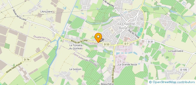 localisation de l'entreprise ARN à DIVATTE-SUR-LOIRE