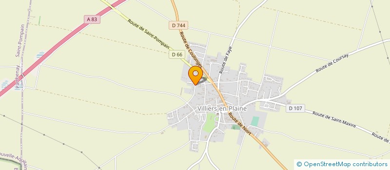 localisation de l'entreprise ARN  VILLIERS-EN-PLAINE