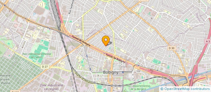 localisation de l'entreprise ARN  BOBIGNY