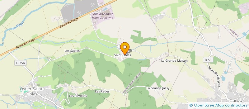 localisation de l'entreprise ARN'H2O PISCINE  OYTIER-SAINT-OBLAS