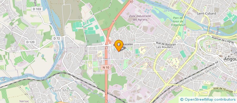 localisation de l'entreprise ARN PRO RETAIL à ANGOULEME