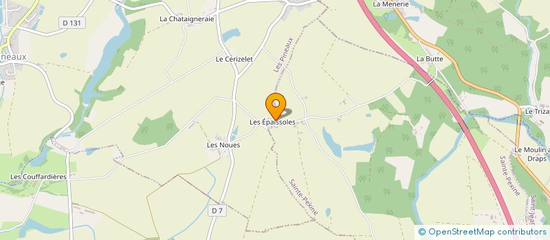 localisation de l'entreprise ARNA  LES PINEAUX