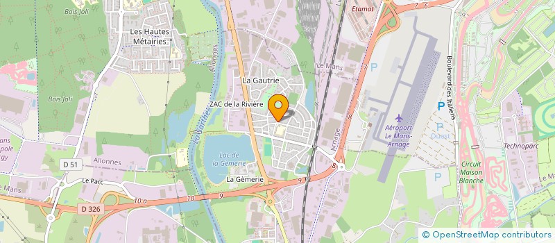 localisation de l'entreprise ARNAGEHOUSE à ARNAGE