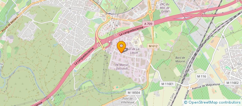 localisation de l'entreprise ARNAL BAZILLE à SAINT-JEAN-DE-VEDAS