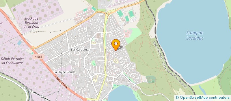 localisation de l'entreprise ARNAL BOTTON CONSTRUCTION SUD  FOS-SUR-MER