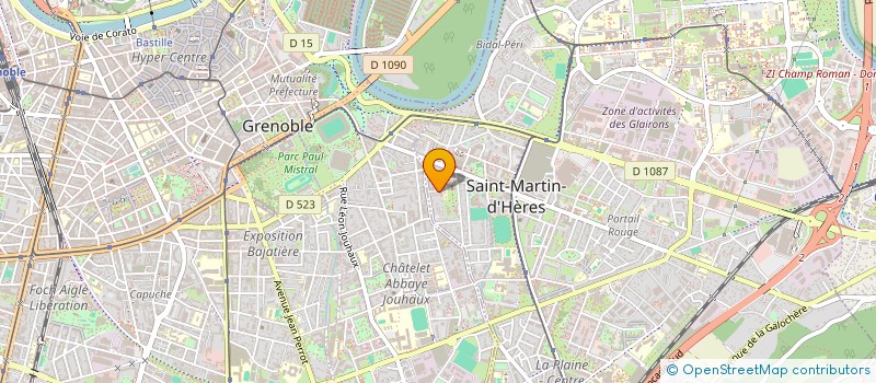 localisation de l'entreprise ARNAL DECORATION à SAINT-MARTIN-D'HERES