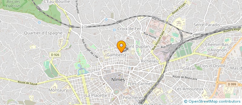 localisation de l'entreprise ARNAL ET SANVITO à NIMES