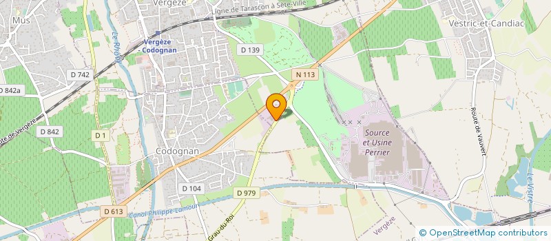 localisation de l'entreprise ARNAL MATERIEL INDUSTRIEL D'OCCASION  VERGEZE