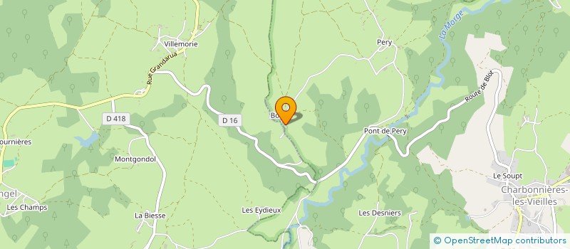 localisation de l'entreprise ARNALY  LOUBEYRAT