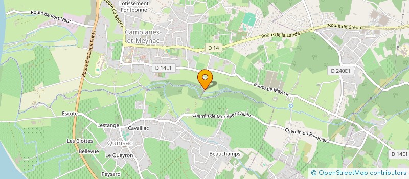 localisation de l'entreprise ARNANGE  CAMBLANES-ET-MEYNAC