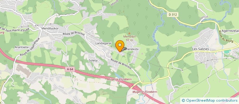 localisation de l'entreprise ARNASA  MOUGUERRE