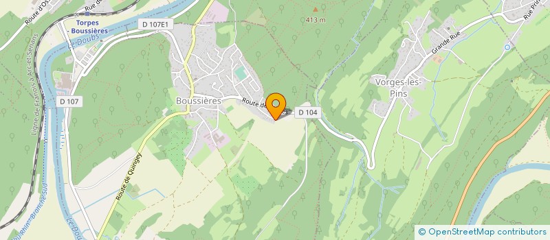 localisation de l'entreprise ARNAT  BOUSSIERES