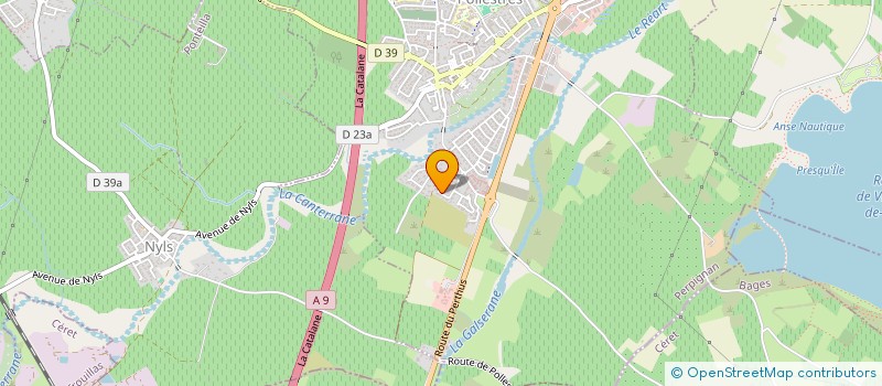 localisation de l'entreprise ARNAU FRERES  POLLESTRES