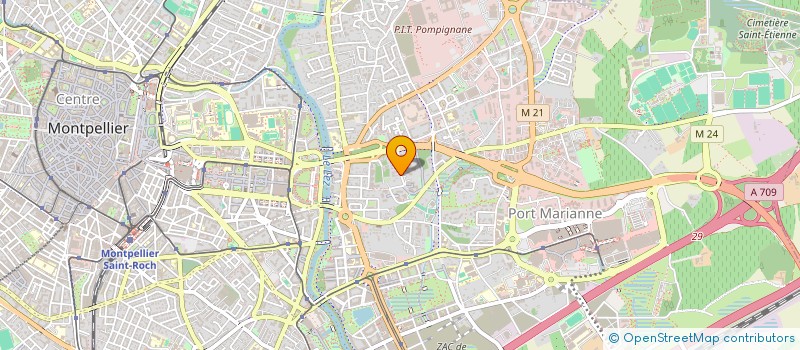 localisation de l'entreprise ARNAUD à MONTPELLIER