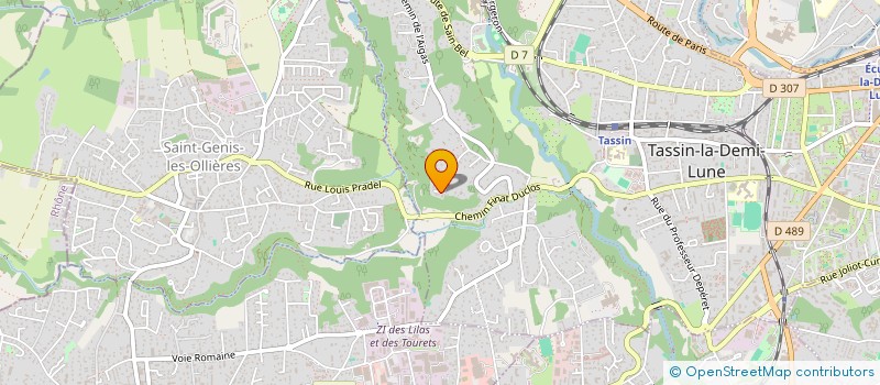localisation de l'entreprise ARNAUD  TASSIN-LA-DEMI-LUNE