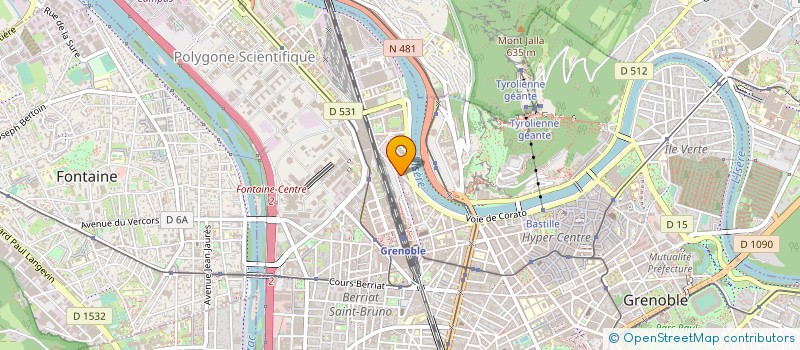 localisation de l'entreprise ARNAUD à GRENOBLE