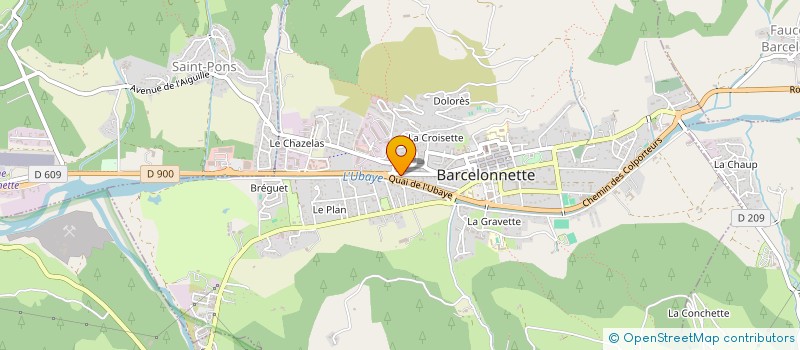 localisation de l'entreprise ARNAUD à BARCELONNETTE