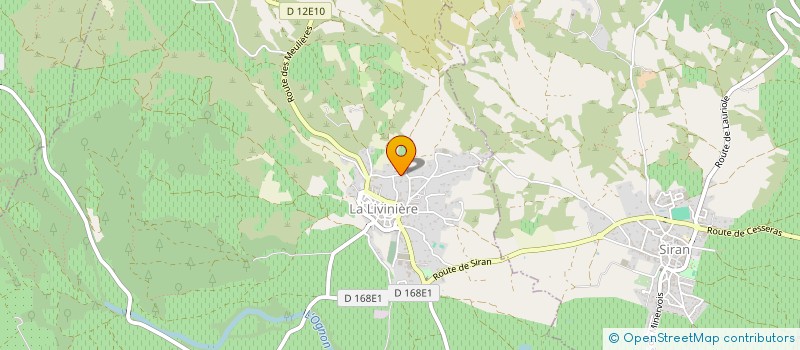 localisation de l'entreprise ARNAUD à LA LIVINIERE