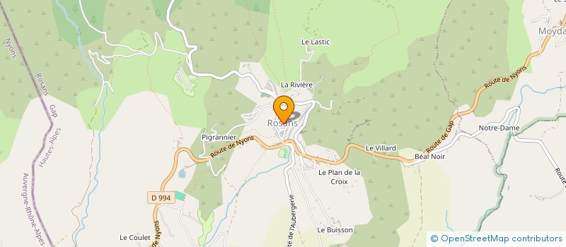 localisation de l'entreprise ARNAUD à RIBEYRET