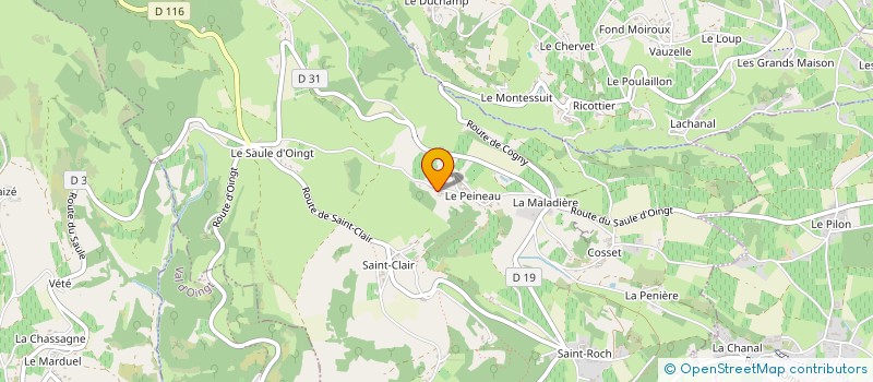 localisation de l'entreprise ARNAUD  VILLE-SUR-JARNIOUX