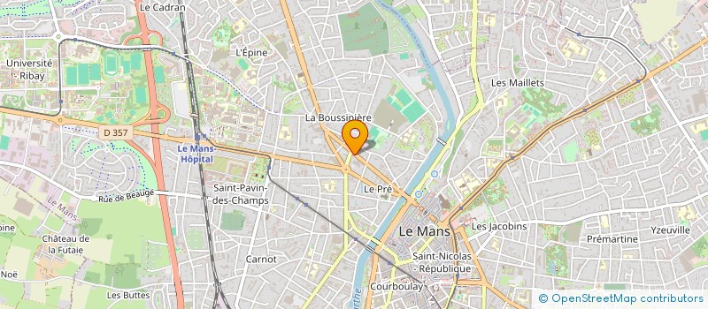 localisation de l'entreprise ARNAUD  LE MANS