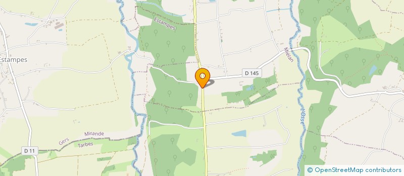 localisation de l'entreprise ARNAUD  MIELAN