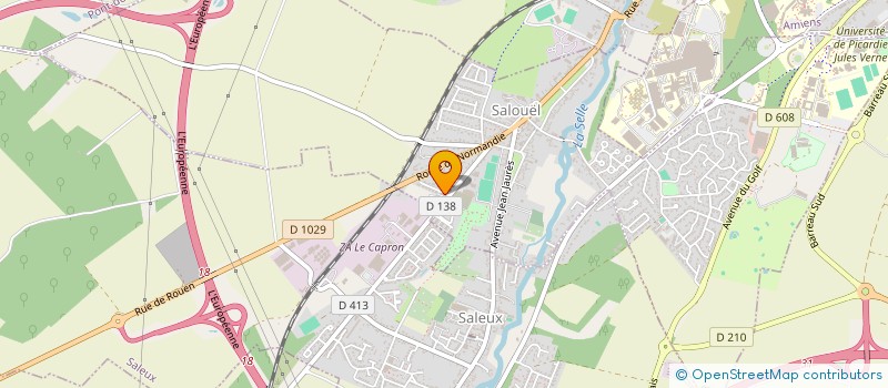 localisation de l'entreprise ARNAUD AGENCE AUTO  SALOUEL