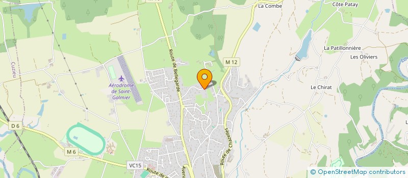 localisation de l'entreprise ARNAUD ALLIROL  SAINT-GALMIER