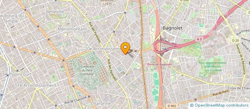 localisation de l'entreprise ARNAUD ASSOUMANI  PARIS