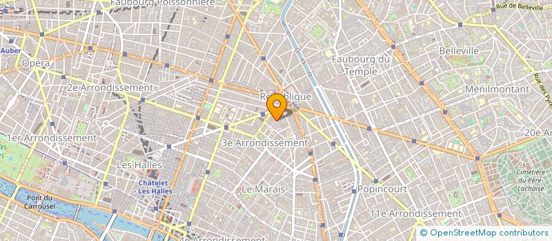 localisation de l'entreprise ARNAUD B  PARIS