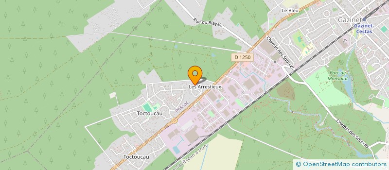 localisation de l'entreprise ARNAUD BANSERET TRANSPORT LOGISTIQUE  PESSAC