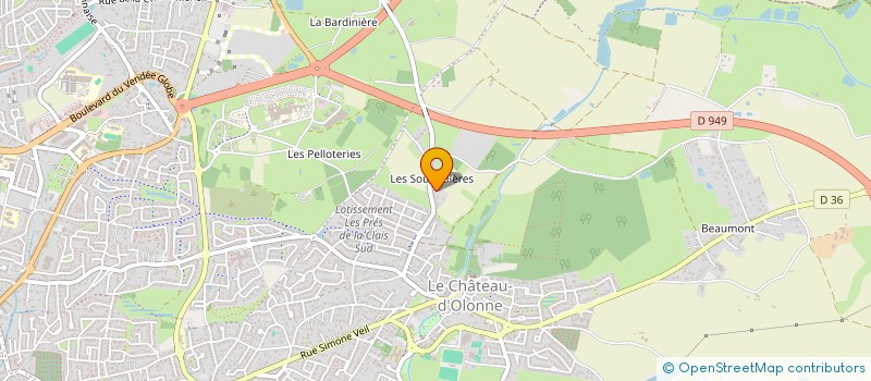 localisation de l'entreprise ARNAUD BERTRAND - CASTEL SECURITE à LES SABLES D'OLONNE