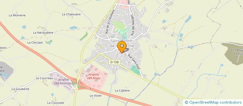 localisation de l'entreprise ARNAUD BIBARD à SEVREMOINE