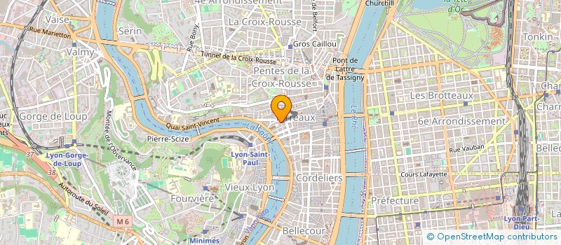 localisation de l'entreprise ARNAUD & BIJOU à LYON