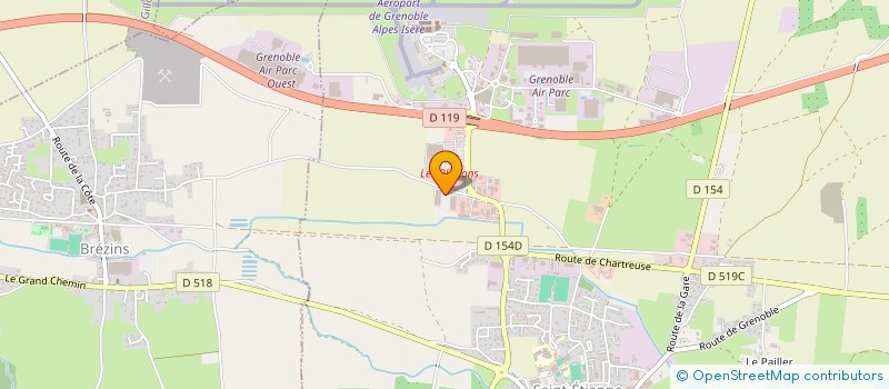 localisation de l'entreprise ARNAUD BONNET CUISINES  SAINT-ETIENNE-DE-SAINT-GEOIRS