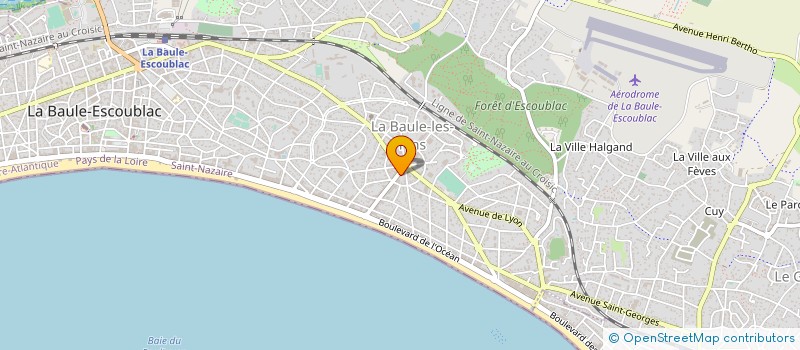 localisation de l'entreprise ARNAUD BRUNEL IMMOBILIER à LA BAULE-ESCOUBLAC