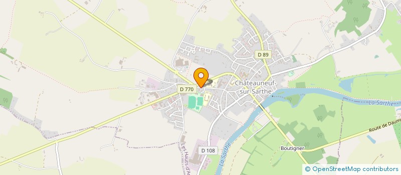 localisation de l'entreprise ARNAUD CARRELAGE CERAM  LES HAUTS-D'ANJOU