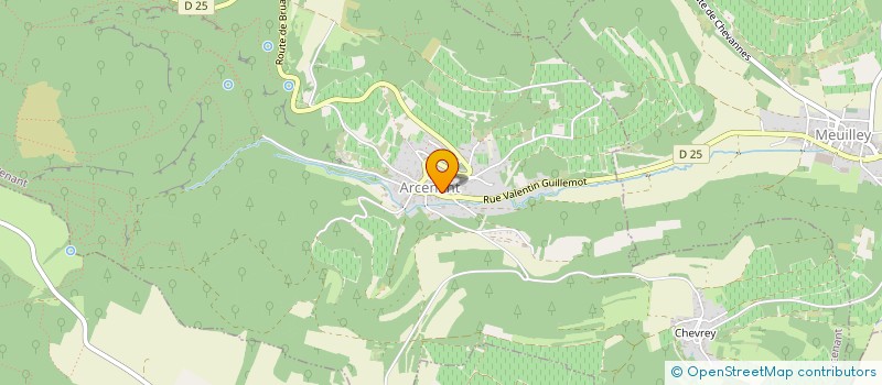 localisation de l'entreprise ARNAUD CHABROST  GILLY-LES-CITEAUX