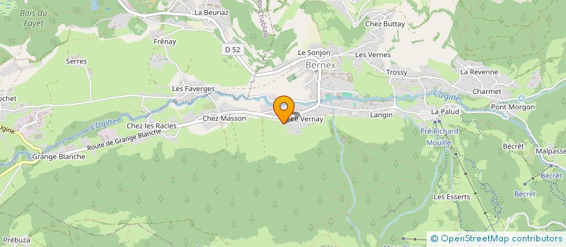 localisation de l'entreprise ARNAUD CHRISTIN  BERNEX