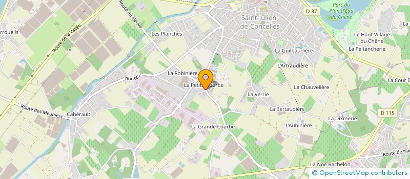 localisation de l'entreprise ARNAUD DECO à SAINT-JULIEN-DE-CONCELLES