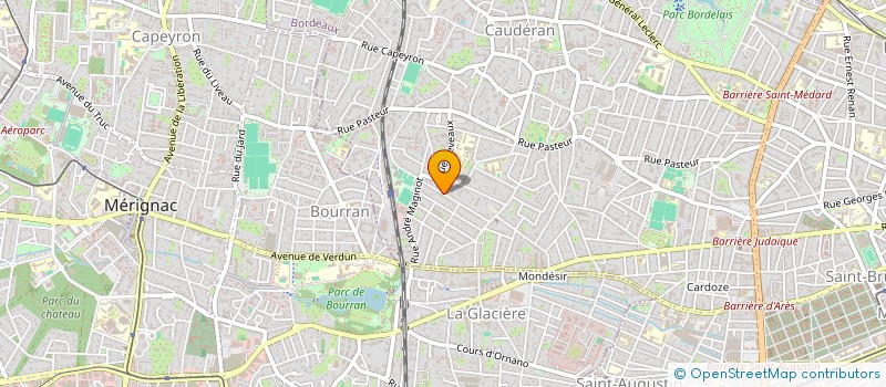 localisation de l'entreprise ARNAUD DROULERS IMMOBILIER  BORDEAUX